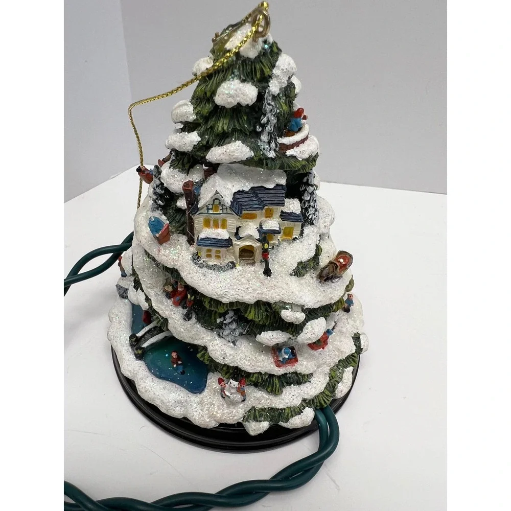 VTG‎ 2005 Thomas Kinkade Home for the Holidays Illuminated Christmas Ornament